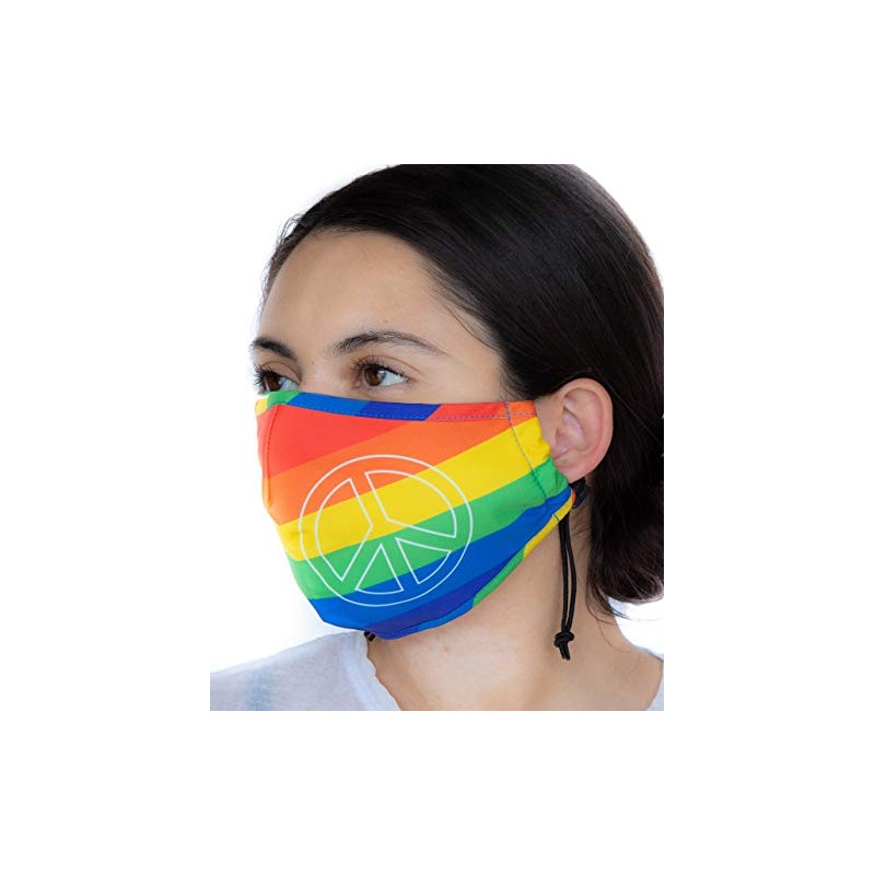 Headmost Comfymask 3 Layer Large Fabric Facemask: Water Repellent, Washable,