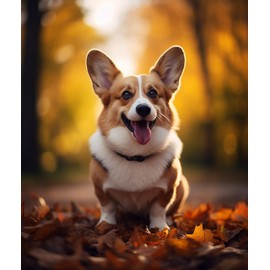 Generic Corgi Dog 5D Diamond Art Painting for Adults Full Drill Round Diamond Paint by Number Kits for Beginners Gems Cross Stitch for Wall Decor 11.8x15.8inch(4)