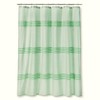 Threshold Green Seersucker Shower Curtain 100% Cotton 72x72"