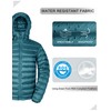 Bakery Men's Down Jacket Hooded Packable Down Puffer Jacket Lightweight