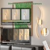 CANEOE Battery Operated Wall Sconces with Remote Control,10000mAh USB Rechargeable