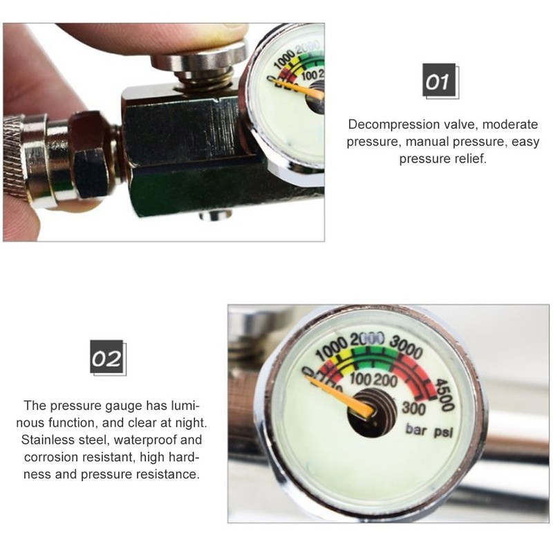 High Pressure Gas Filling Connection Valve Diving Cylinder Inflation Use