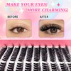 200 Pieces DIY Eyelash Extensions Set, 8-16 mm, Mixed Fluffy