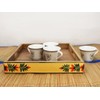 Mango Wood Serving Tray with Handles – Decorative Serving Trays