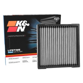 K&N LIFETIME Cabin Air Filter: Premium, Washable, Clean Air for your Cabin: Compatible with 2009-2025 Acura/Honda: MDX, RDX, TLX, Accord, Civic, SI, Type R, CR-V, Odyssey, VF2033