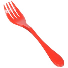 Knork Plasticware Reusable Plastic Forks, 24 Piece Set, Red