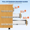 10 Pairs Soft Close Drawer Slides 12 Inches Heavy Duty