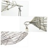 Gatuida Stainless Steel Olive Shape Bait Cage Fishing Trap for