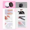 GZMAYUEN 2 Colours Solid Builder Gel for Nails, White Transparent