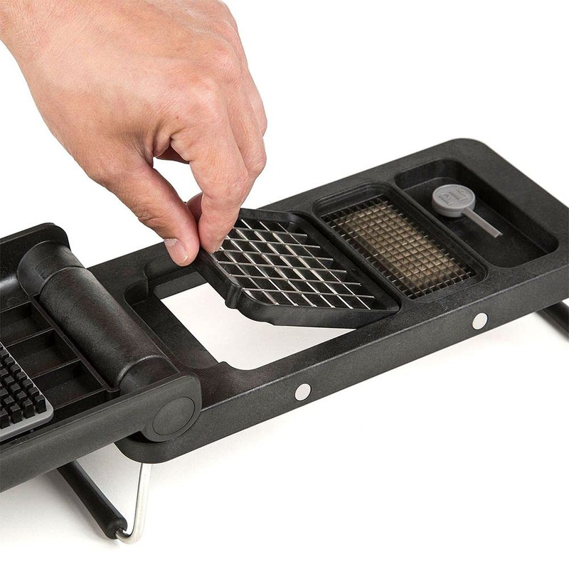 PL8 Professional Chopper, Black - Multi-Functional Vegetable Chopper, Dicer, and