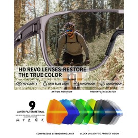 Rosemal Polarized Sports Sunglasses Cycling Sunglasses Running Biking Baseball for Men Women Youth UV400