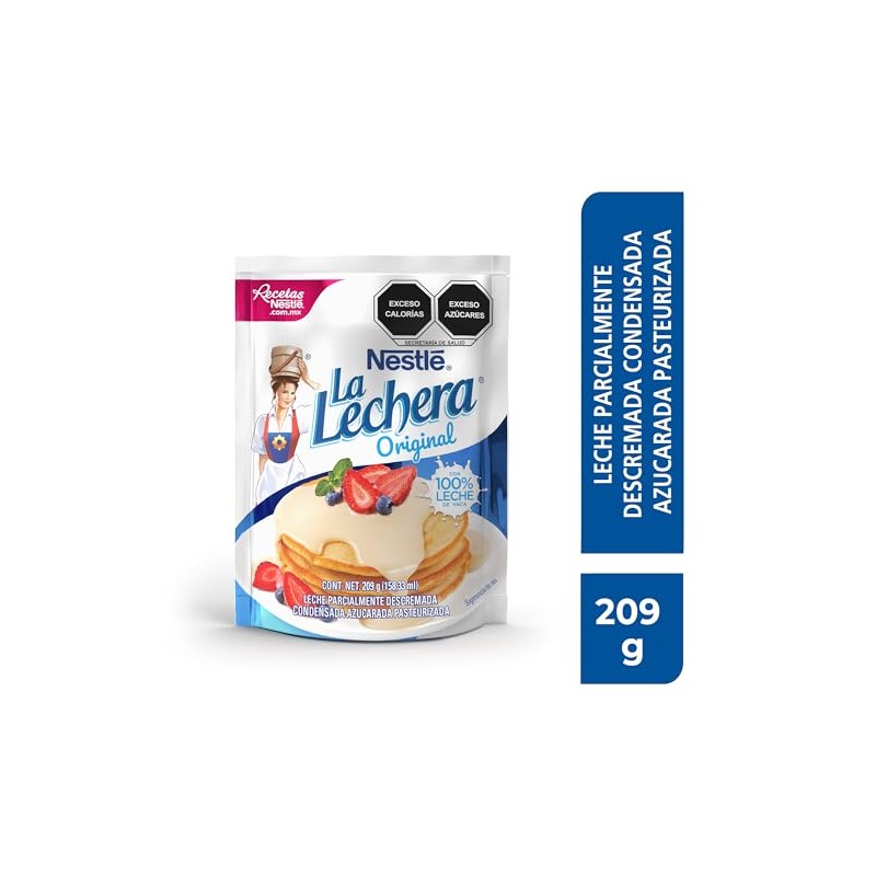 La Lechera La Lechera Doypack 209g, Original, 209 gramos
