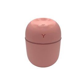 Wild Essentials 220ml Cool Mist Essential Oil Diffuser/Humidifier, Aromatherapy, Nightlight, Portable, USB Power, Auto Off, Room, Office, Car (Pink)