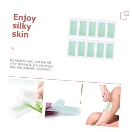Healeved 3sets Gentle Hair Removal Wax Papers Body Depilatory Papers Skin Safe Comfortable (light) 10pcs*3
