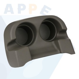 Center Console Cup Holder Dark Parchment Compatible with 1999-2007 Ford F250 F350 F450 F550 Super Duty Truck, 2000-2005 Ford Excursion Replaces 1C3Z-3613562-AAA