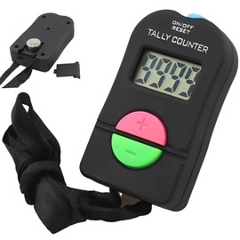 fogman Counter Counter, Digital Counter, Easy to Use, Sports, Increase/Decrease