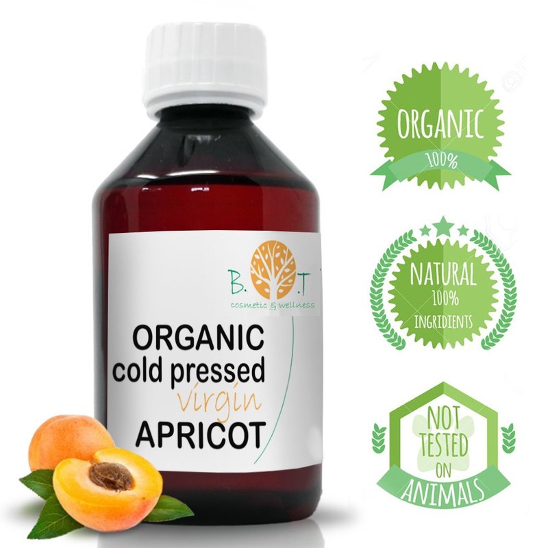 Organic Apricot Kernel Oil Cold Pressed Face, Body & Hair