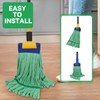 Heavy Duty Commercial Mop Head Replacement for Rubbermaid: 3 Packs