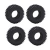 4PCS RC Wheel Tire Rubber Tyre 51mm Diameter for Axial
