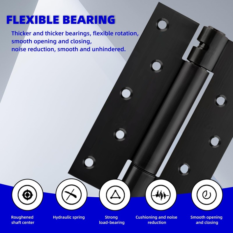 6-inch Heavy-Duty self-Closing Door with Adjustable Spring Hinge