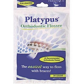 Platypus Ortho Flosser for Braces 30/Pack (3 Packs = 90 Flossers) by Platypus