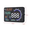 Head-Up Display, A8 5.5'' OBD II Speedometer HUD Car Warning