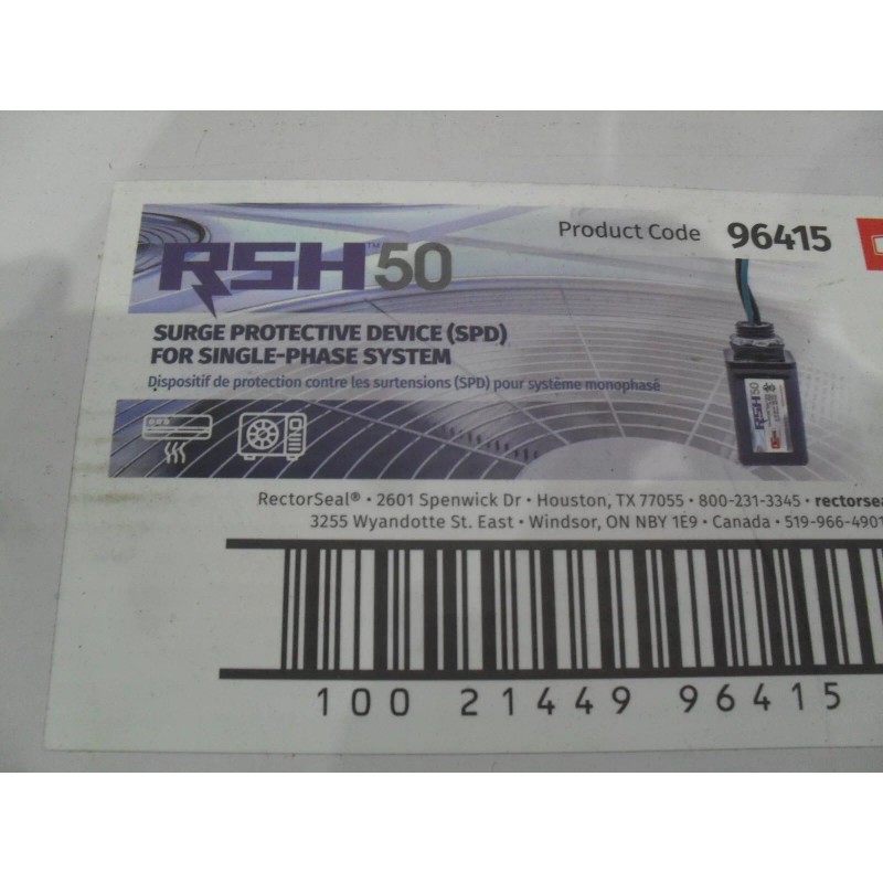 Rectorseal RSH-50 Surge Protective Device