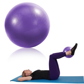 25 cm Gymnastics Ball, Small Pilates Ball, Fitness Ball with Inflatable Straw, Yoga Ball, Fitness Ball, Gymnastics Balls, Children, Anti-Burst Exercise Ball, Exercise for Pilates, Physiotherapy