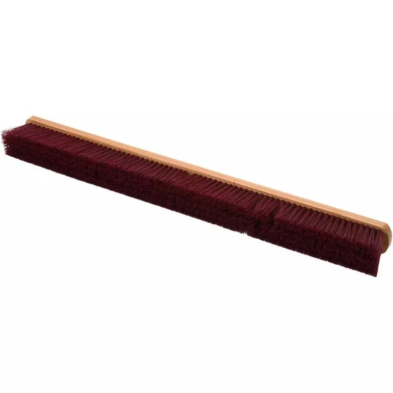 PRO SOURCE Heavy Duty Stiff Push Broom Head: Poly Bristles,