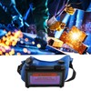 MUNEFE Welding Goggles, Welder Eye Protective Glasses, Auto Darkening Welding