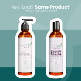 Glycolic Acid Facial Cleanser - Best Exfoliating Face Wash, Anti-Aging For Noticeable Reduction in Wrinkles & Fine Lines, Blackheads, Uneven Skin Tone, Hyperpigmentation, & Acne (6 Fl Oz)…