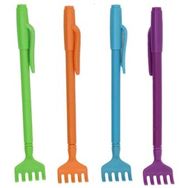 Tnyvm 1Pc Random Color Portable Extendable Telescopic Plastic Back Scratchers Hand Massager Back Itching Scalp Scratchers Massager, Manual Back Massagers