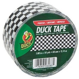 Duck Duct Tape High Performance 10 Yd. Black Checker