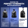 Plasticplace Contractor Trash Bags 55-60 Gallon, 3.0 Mil, Black Heavy