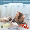 CANPLUS 4 Pack Cat Toy, Fish-shaped Chew Toy, Plush Toy,