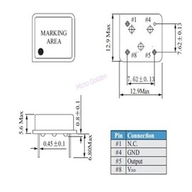 Square (5 개) Square Active Crystal OSC DIP-4PIN 1MHZ 20Mhz Half Size Clock [04 4MHZ] (5 pieces) Square Active Crystal OSC DIP-4PIN 1MHZ 20Mhz Half Size Clock [04 4MHZ]