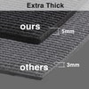 Black Shelf Drawer Liners for Toolbox: 5 MM Thick Non-Slip