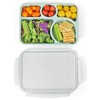 carrotez Portion Control Plate, 5 Compartment Divided Plate with Lid,