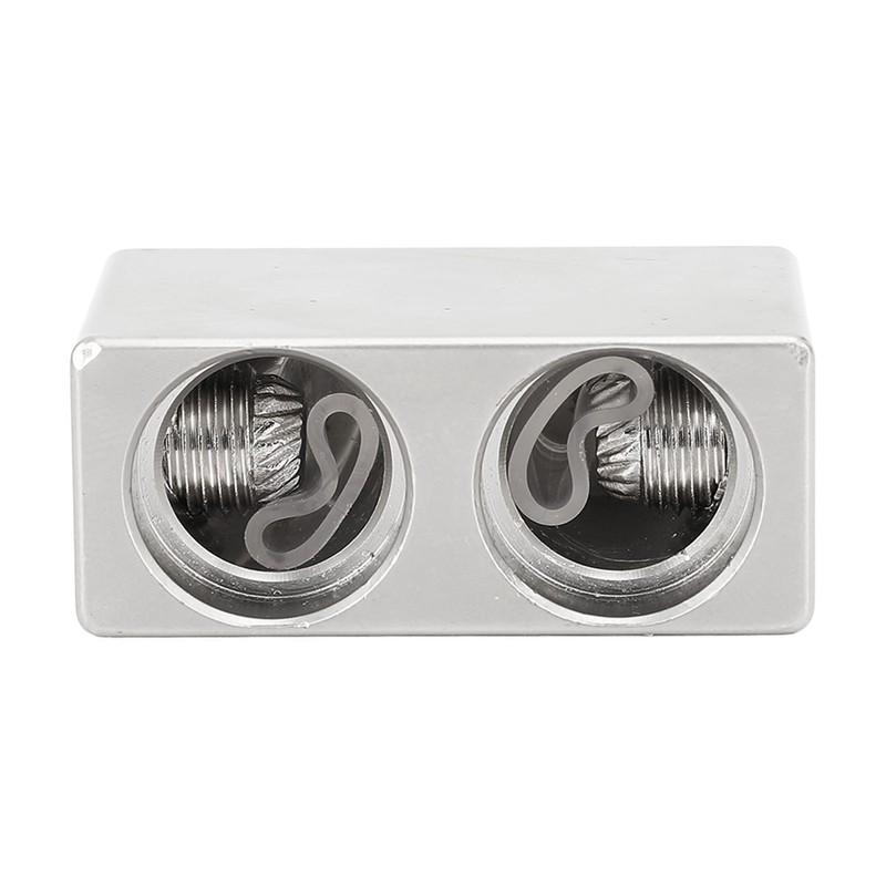 2pcs Car Audio Amp Input Reducers Dual 1/0 Gauge to