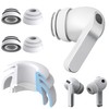 Premium Multi-Flange Eartips for Galaxy Buds3 Pro/Galaxy Buds4 Pro (White,