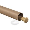 Top Pack Supply Mailing Tubes with Caps, 3" x 42",