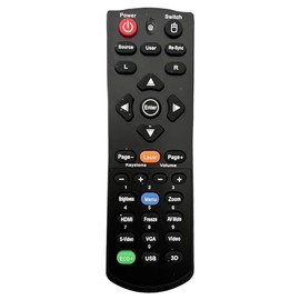 Greenafil Replacement Remote Compatible with OPTOMA GT760, EX400, EW400, EH300, EH501, HD25, EH501,HD30B, DH1011, HD131Xw, ZX210ST Projector