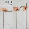 MARMOLUX ACC Free Standing Brushed Nickel Toilet Paper Holder Stand