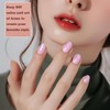FQV Nail Gel Polish,15ml pale Purplish pink，Natural Color Gel Nail