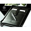 DELMON VARONE Tablet Writing Case with Zip Including Notepad DIN