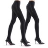 G&Y 2 Pairs Ultra Opaque Tights for Women - 80D