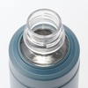 Mujinrushi Stainless Steel Carbonation-Safe Insulated Bottle - Dark Blue 600mL