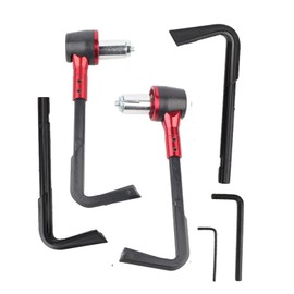 Motorcycle Handle Guard Brake Lever, CNC Motorcycle Handle Guard Brake Lever Protect Motorcycle Protection Handlebar for Brake Lever Protection R1 Paraleve Moto 16 mm Paraleve Moto Yzfr125 Brake (Red)