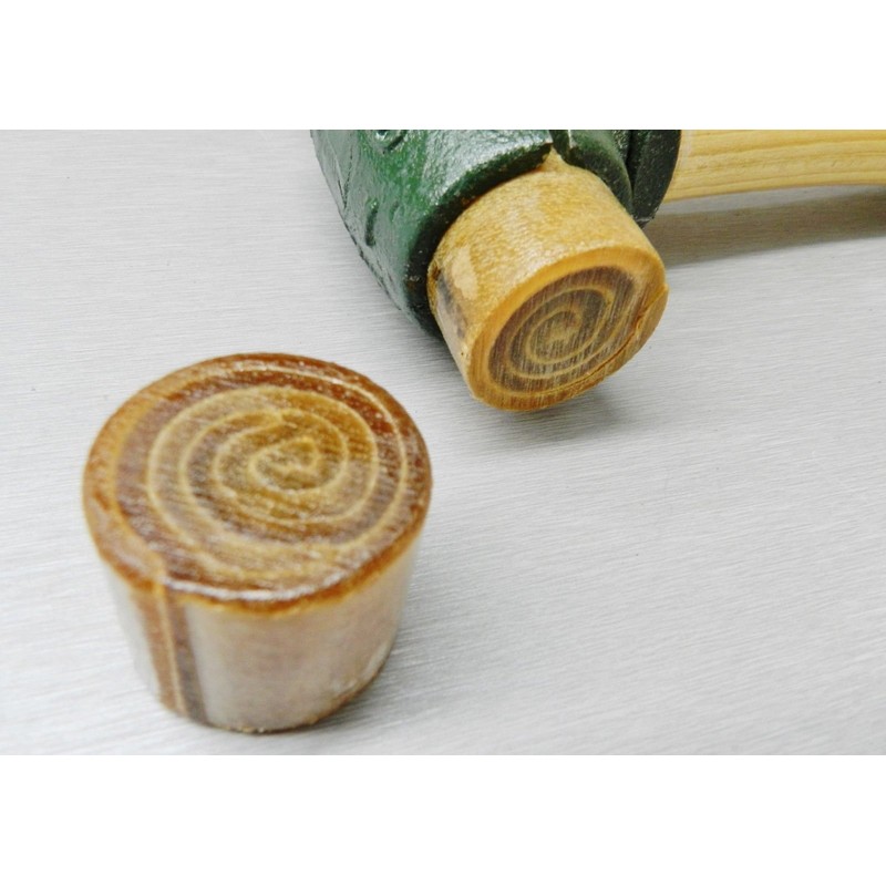 Split Head Hammer Rawhide Mallet Face Replacement Set 1-1/4" #