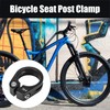 X AUTOHAUX 28.6mm Aluminium Alloy Bicycle Seat Post Clamp Seat